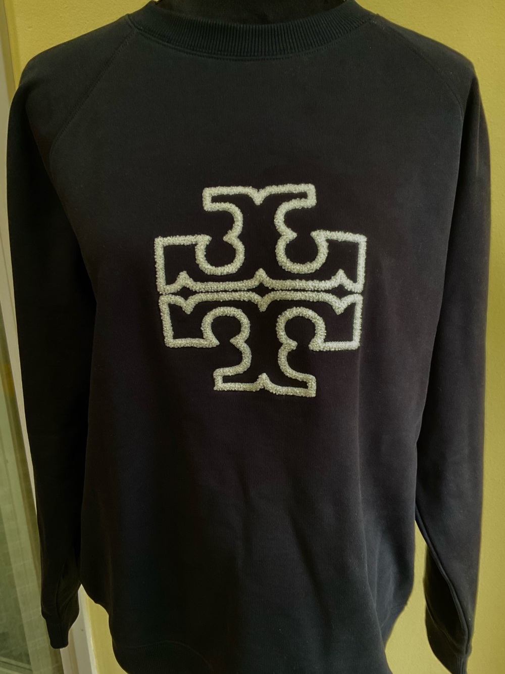 NWT Tory Burch Logo Cotton Sweatshirt - Picture 2 of 5